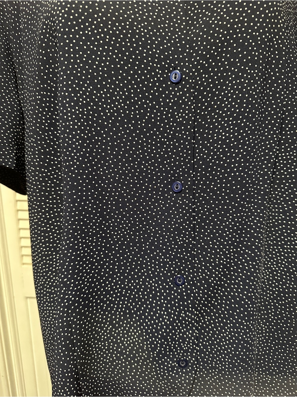 Appleseed’s Outfit Blue w/ White Polka Dot Short Sleeve Blouse & Pants 16 - Picture 2 of 7